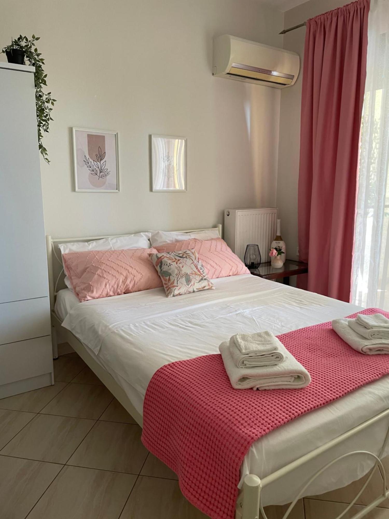Studio Στην Νέα Χιλή Με Θέα Στην Θάλασσα Néa Khilí Exteriör bild