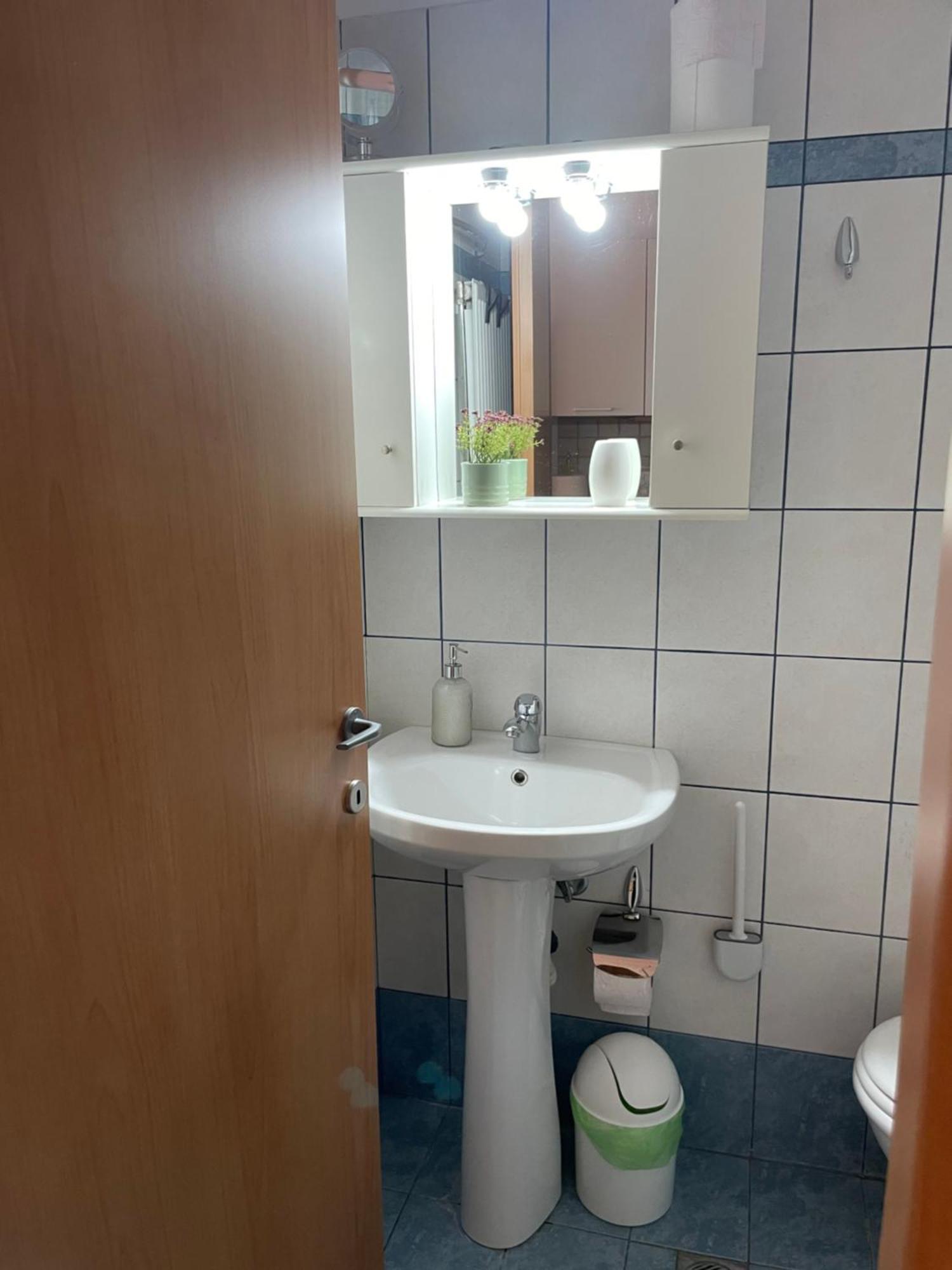 Studio Στην Νέα Χιλή Με Θέα Στην Θάλασσα Néa Khilí Exteriör bild