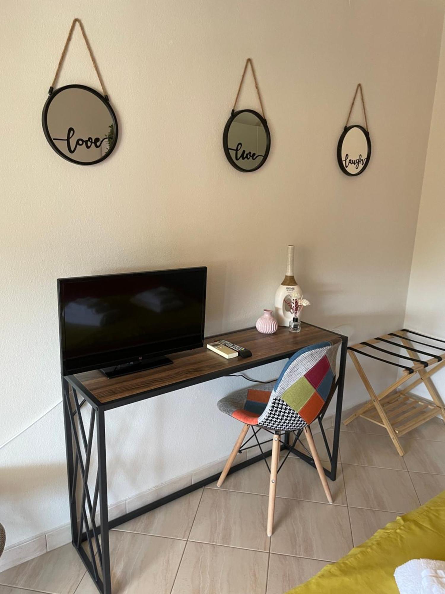 Studio Στην Νέα Χιλή Με Θέα Στην Θάλασσα Néa Khilí Exteriör bild